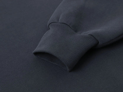 630 GSM BOXY CROPPED FIT 'STONE COAL' CREWNECK