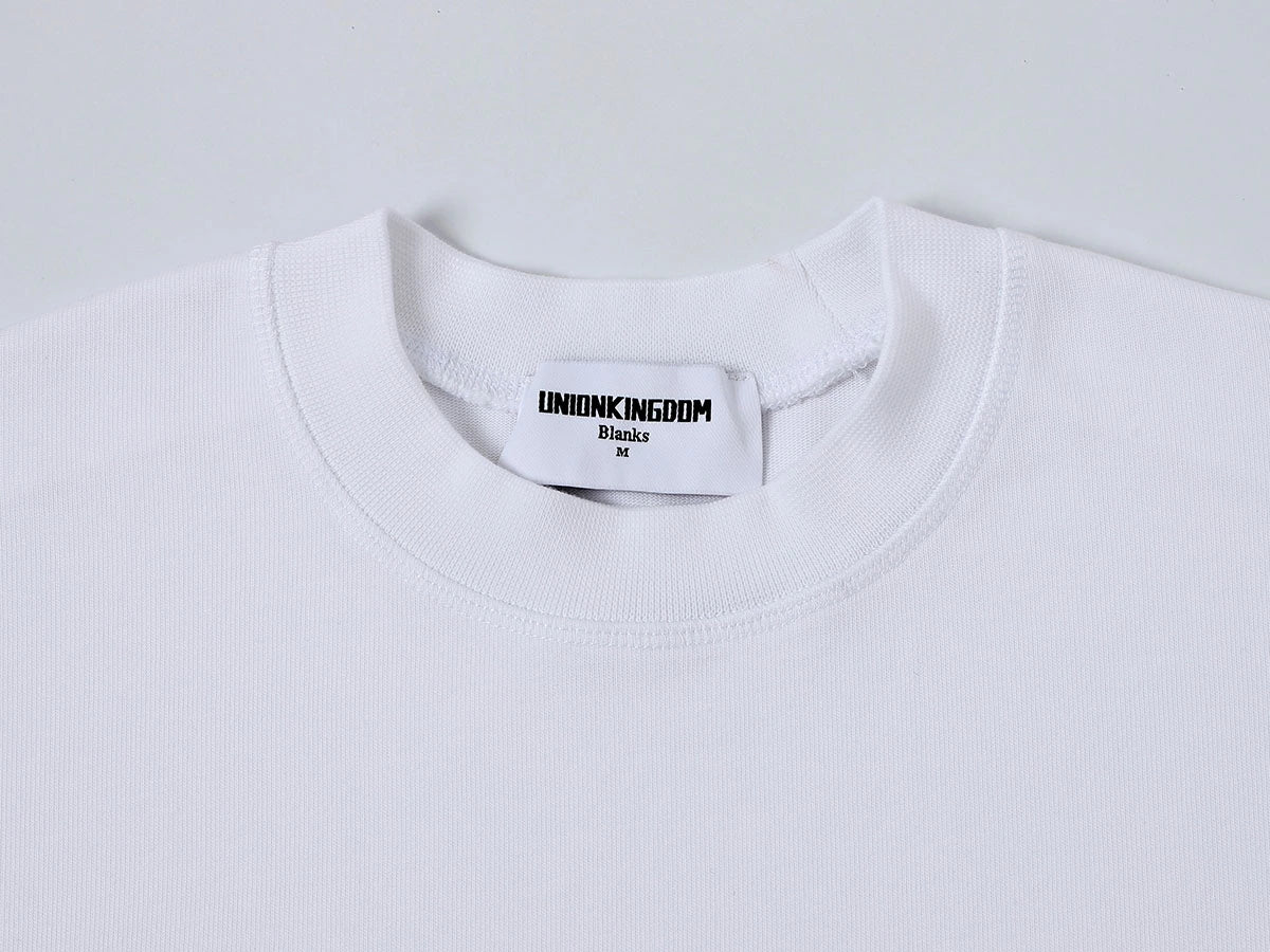 400 GSM BOXY CROPPED FIT 'WHTIE' T-SHIRT
