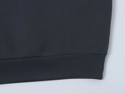 630 GSM BOXY CROPPED FIT 'STONE COAL' CREWNECK