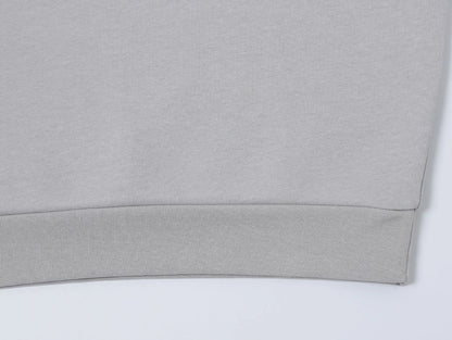 630 GSM BOXY CROPPED FIT 'ARCTIC GRAY' CREWNECK