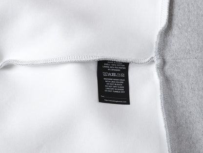 630 GSM BOXY CROPPED FIT 'FLOWER GRAY' CREWNECK