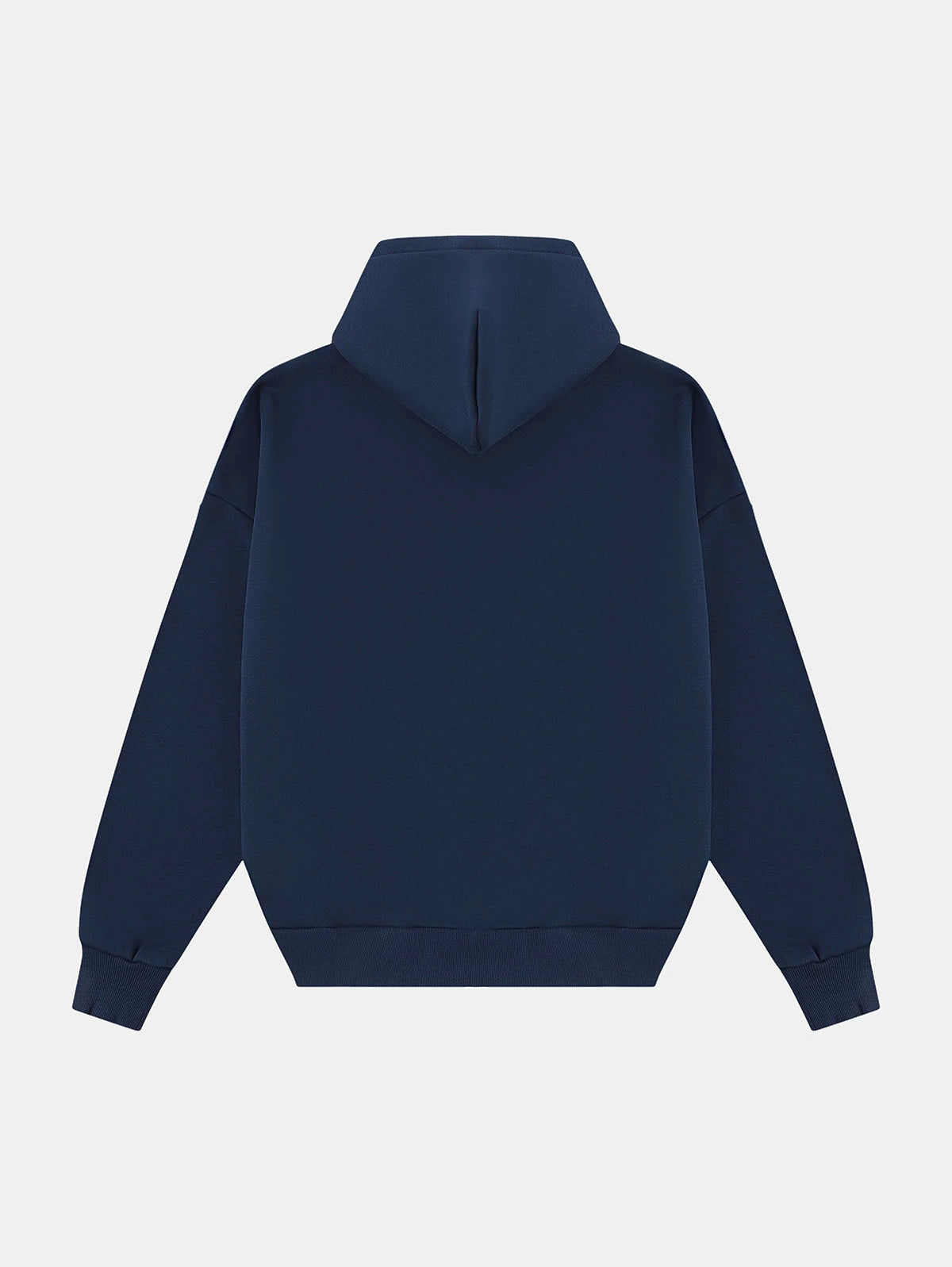 500 GSM  BOXY CROPPED 'DENIM BLUE' HOODIE