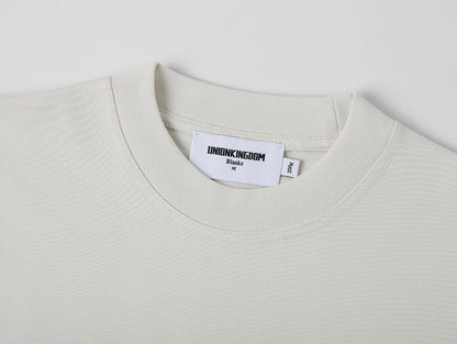250 GSM LOOSE FIT 'SLIVER WHITE' T-SHIRT