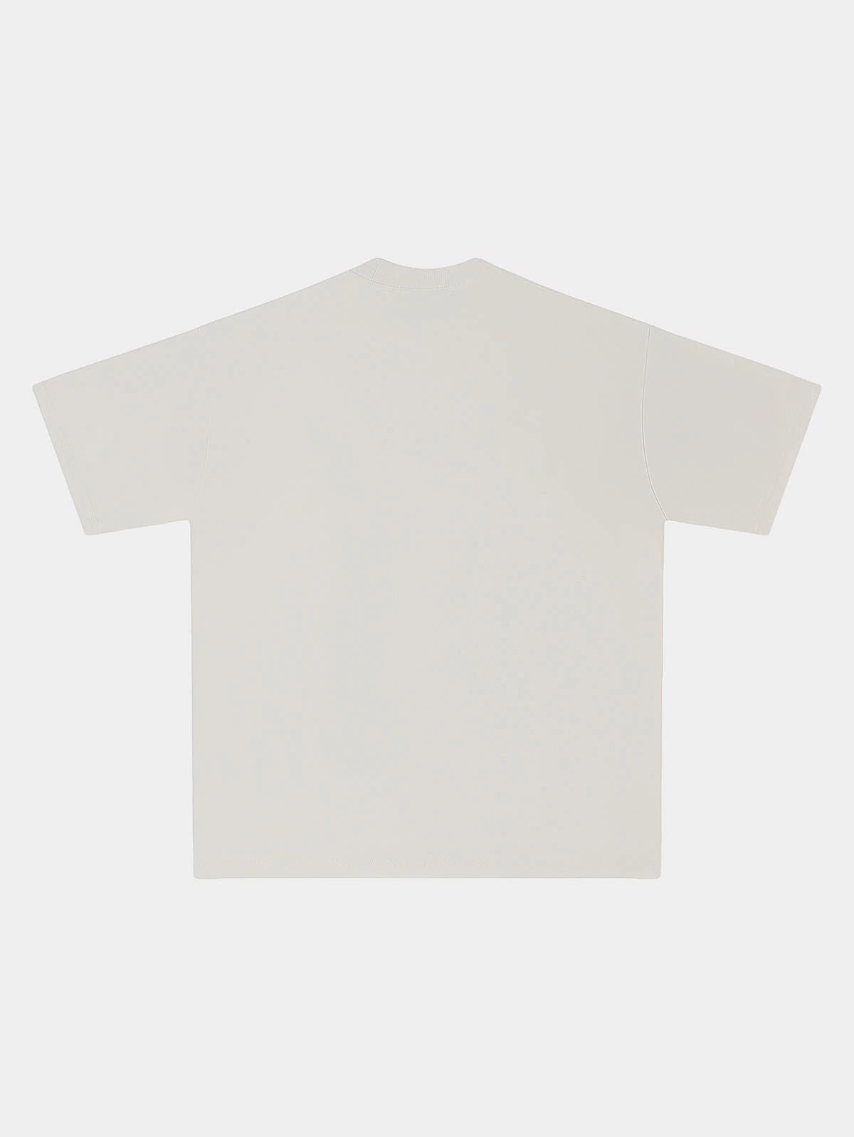 250 GSM LOOSE FIT 'SLIVER WHITE' T-SHIRT