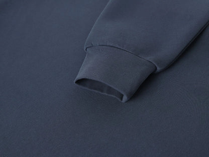 630 GSM BXOY CROPPED FIT 'GRAY BULE' HOODIE