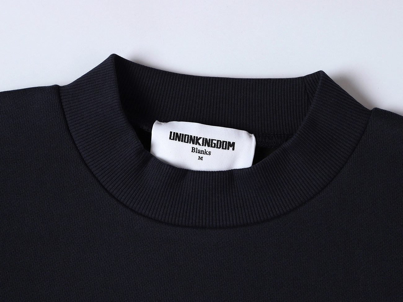 630 GSM BOXY CROPPED FIT 'NAVY BLUE' CREWNECK