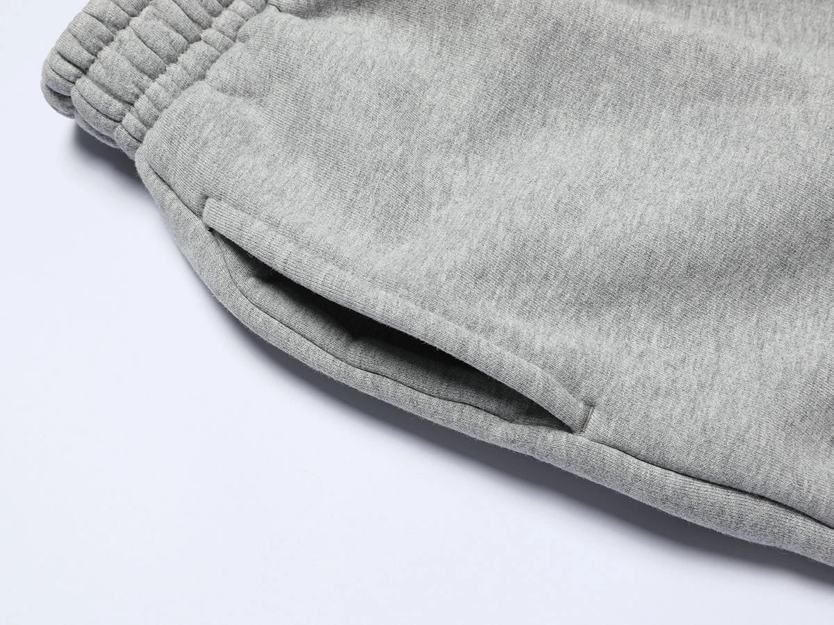 480 GSM FLEECE SABRE 'FLOWER GRAY' SWATPANTS