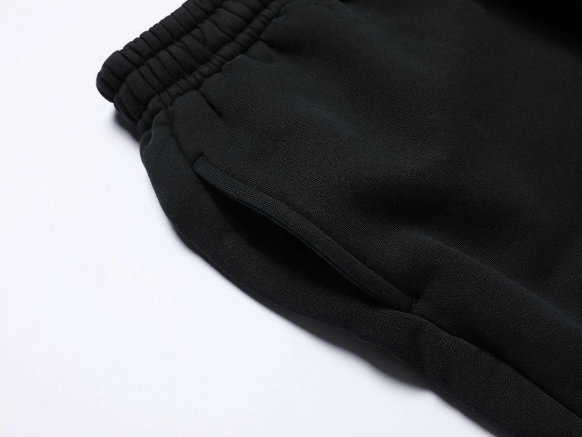 480 GSM FLEECE SABRE 'BLACK' SWATPANTS