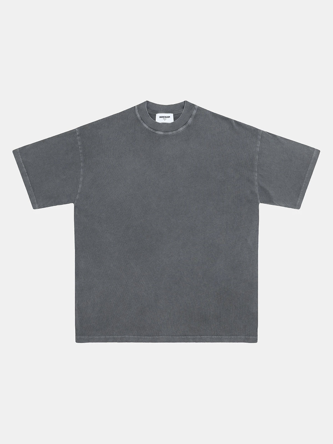 220 GSM LOOSE FIT 'WASHED GRAY' T-SHIRT