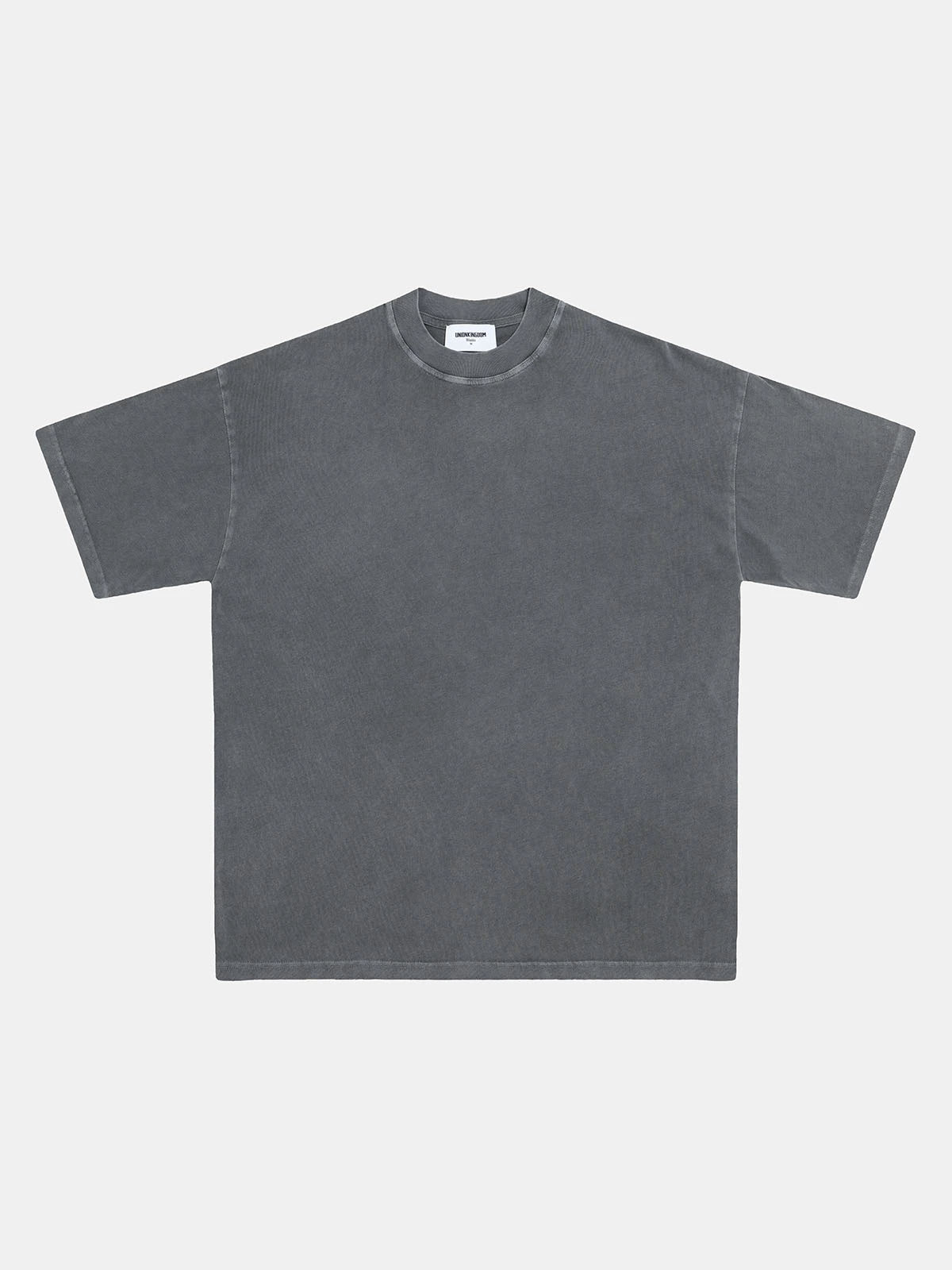 220 GSM LOOSE FIT 'WASHED GRAY' T-SHIRT
