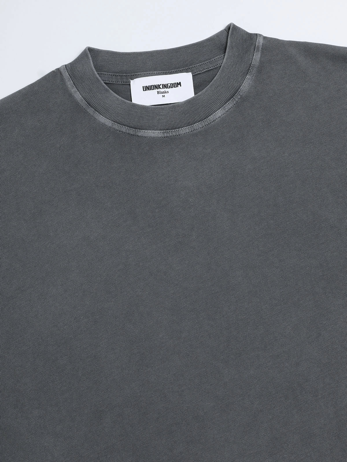 220 GSM LOOSE FIT 'WASHED GRAY' T-SHIRT