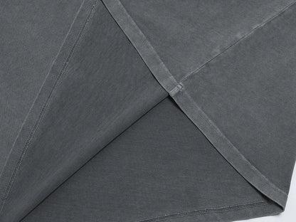 220 GSM LOOSE FIT 'WASHED GRAY' T-SHIRT