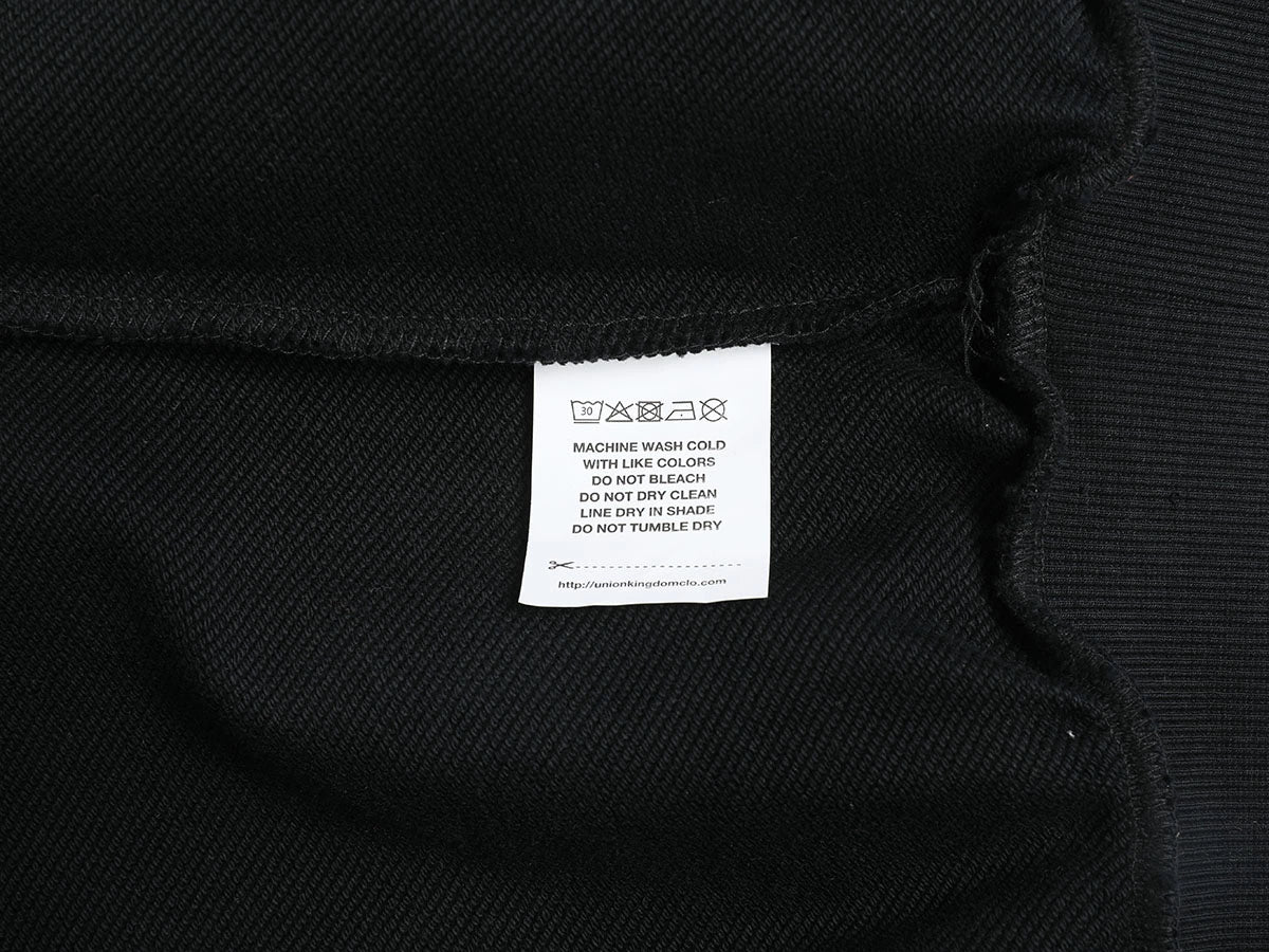 480 GSM RAGLAN BOXY CROPPED FIT 'BLACK' HOODIE