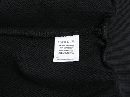 480 GSM RAGLAN BOXY CROPPED FIT 'BLACK' HOODIE