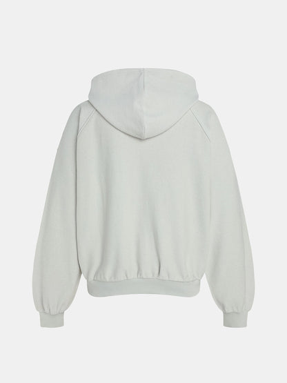 480 GSM RAGLAN BOXY CROPPED FIT 'OFF WHITE' HOODIE