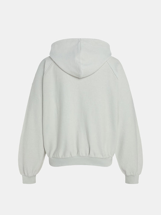 480 GSM RAGLAN BOXY CROPPED FIT 'OFF WHITE' HOODIE