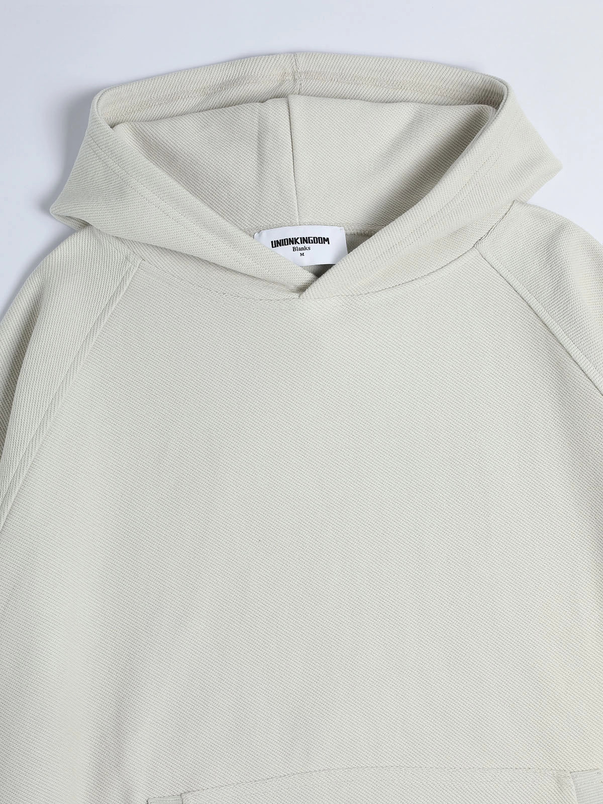 480 GSM RAGLAN BOXY CROPPED FIT 'OFF WHITE' HOODIE