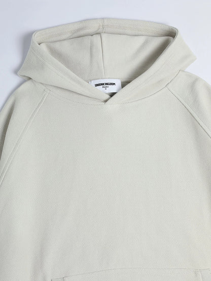 480 GSM RAGLAN BOXY CROPPED FIT 'OFF WHITE' HOODIE