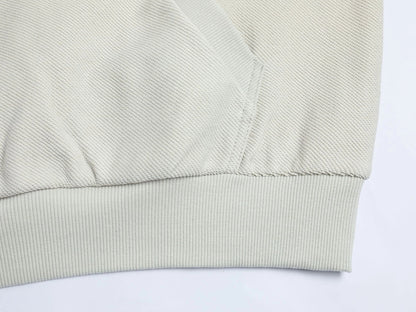 480 GSM RAGLAN BOXY CROPPED FIT 'OFF WHITE' HOODIE