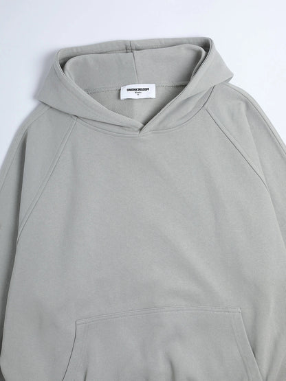 480 GSM RAGLAN BOXY CROPPED FIT 'SMOKE' HOODIE