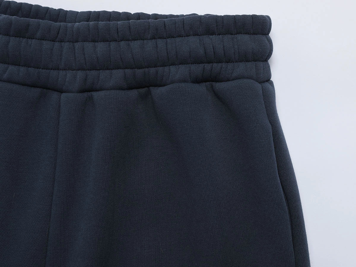 500 GSM LOOSE FIT WIDE LEG 'NAVY BLUE' SWEATPANT