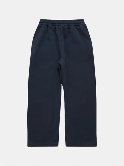 500 GSM LOOSE FIT WIDE LEG 'NAVY BLUE' SWEATPANT