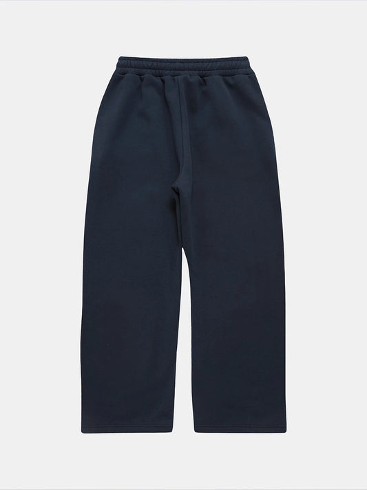 500 GSM LOOSE FIT WIDE LEG 'NAVY BLUE' SWEATPANT