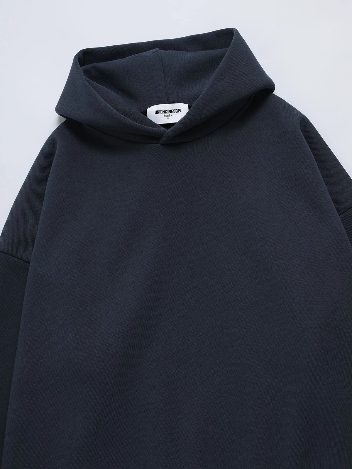 500 GSM  BOXY CROPPED 'NAVY BLU' HOODIE