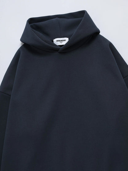 500 GSM  BOXY CROPPED 'NAVY BLU' HOODIE