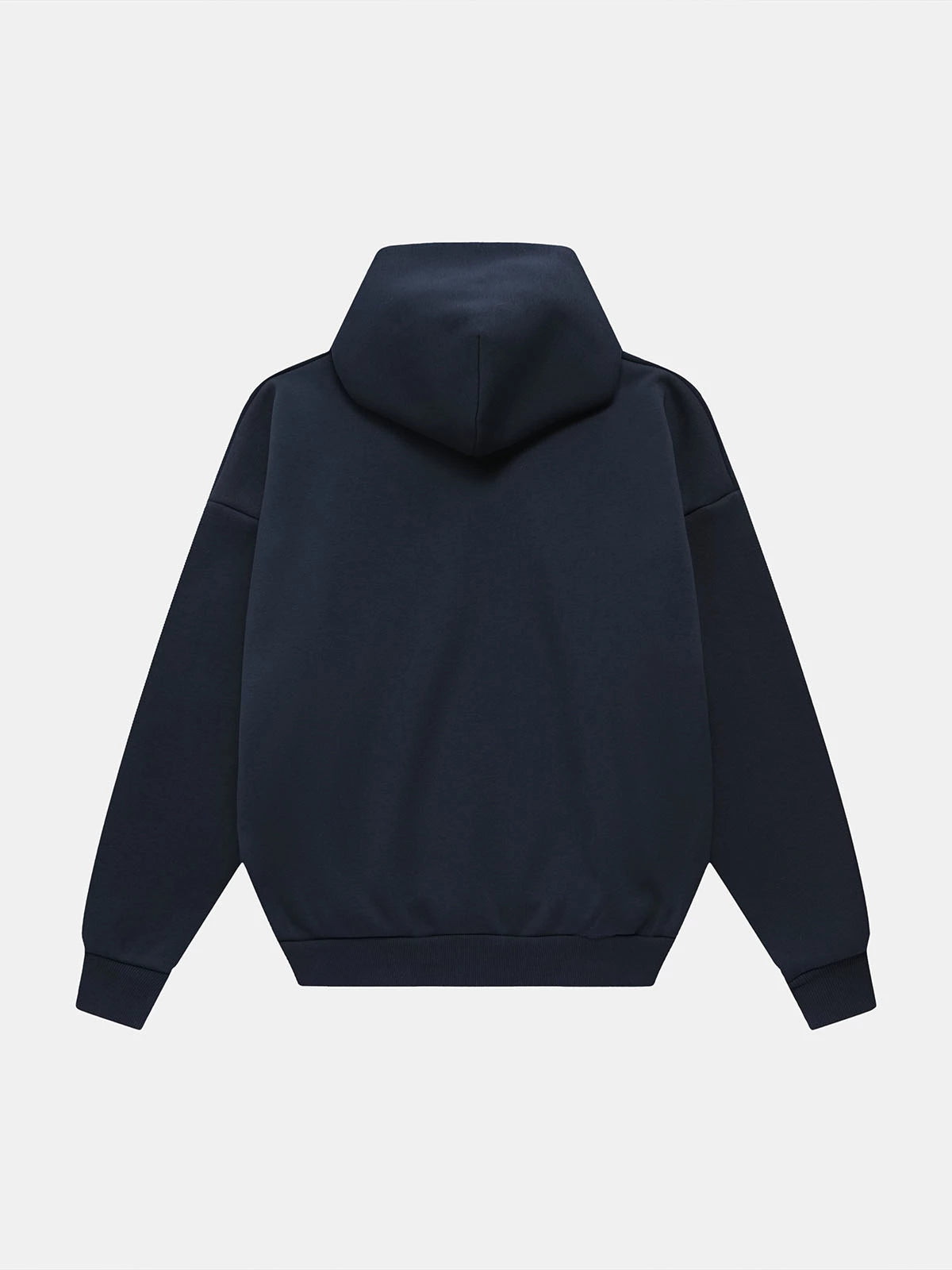500 GSM  BOXY CROPPED 'NAVY BLU' HOODIE