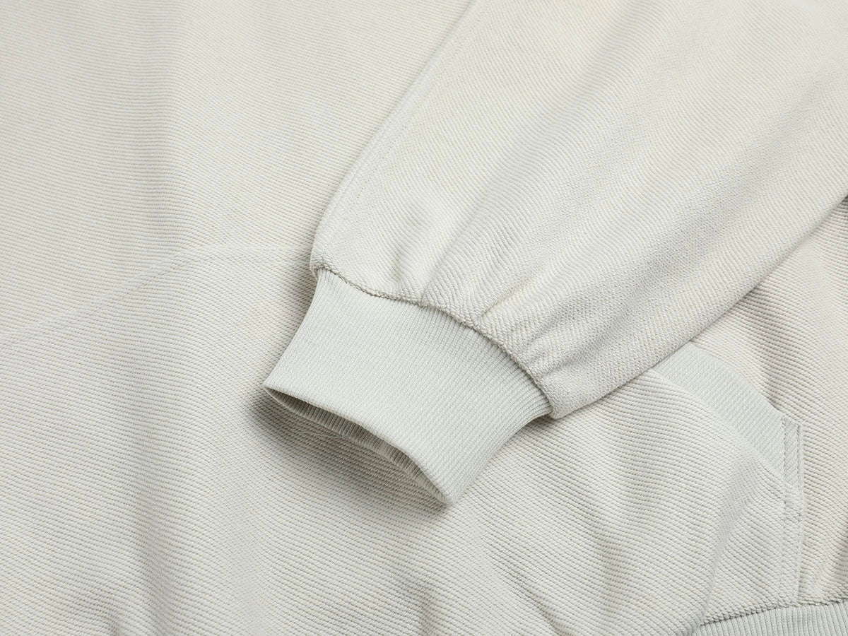 480 GSM RAGLAN BOXY CROPPED FIT 'OFF WHITE' HOODIE