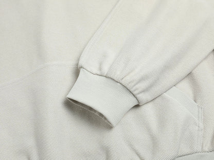 480 GSM RAGLAN BOXY CROPPED FIT 'OFF WHITE' HOODIE