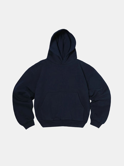 1000 GSM DOUBLE-LAYER 'NAVY BLUE' HOODIE