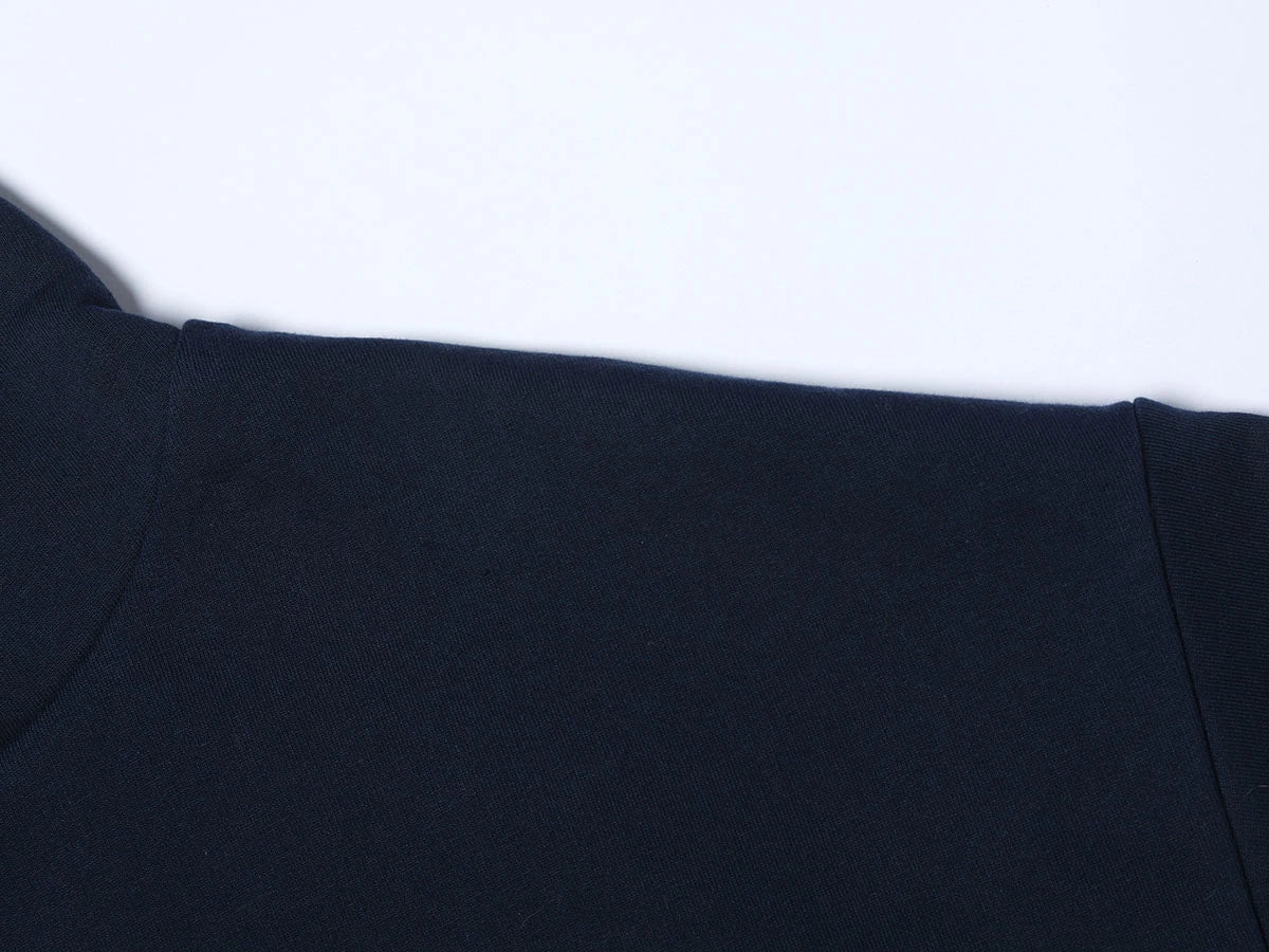 1000 GSM DOUBLE-LAYER 'NAVY BLUE' HOODIE