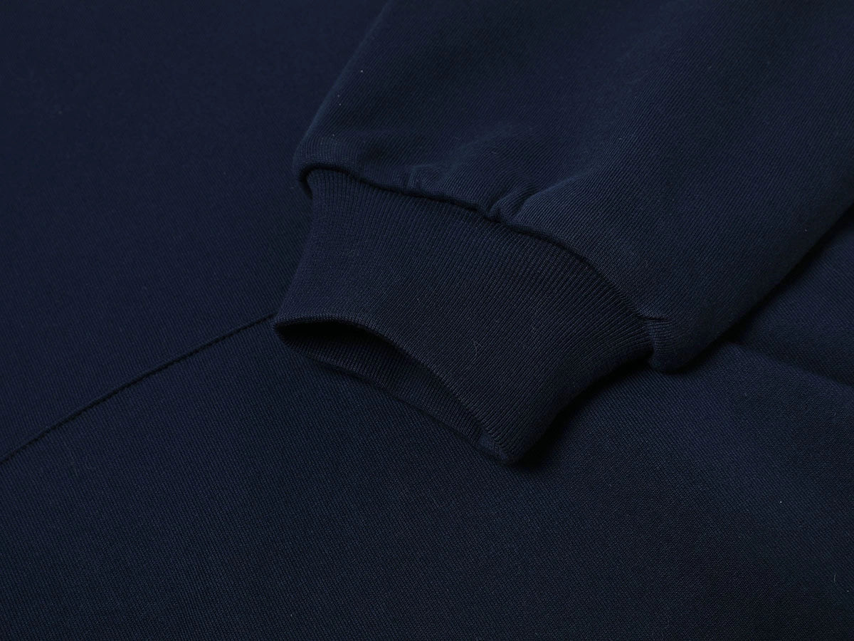 1000 GSM DOUBLE-LAYER 'NAVY BLUE' HOODIE