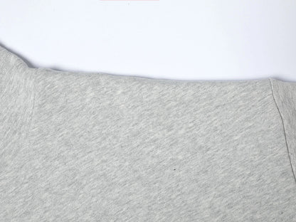 1000 GSM DOUBLE-LAYER 'FLOWER GRAY' HOODIE