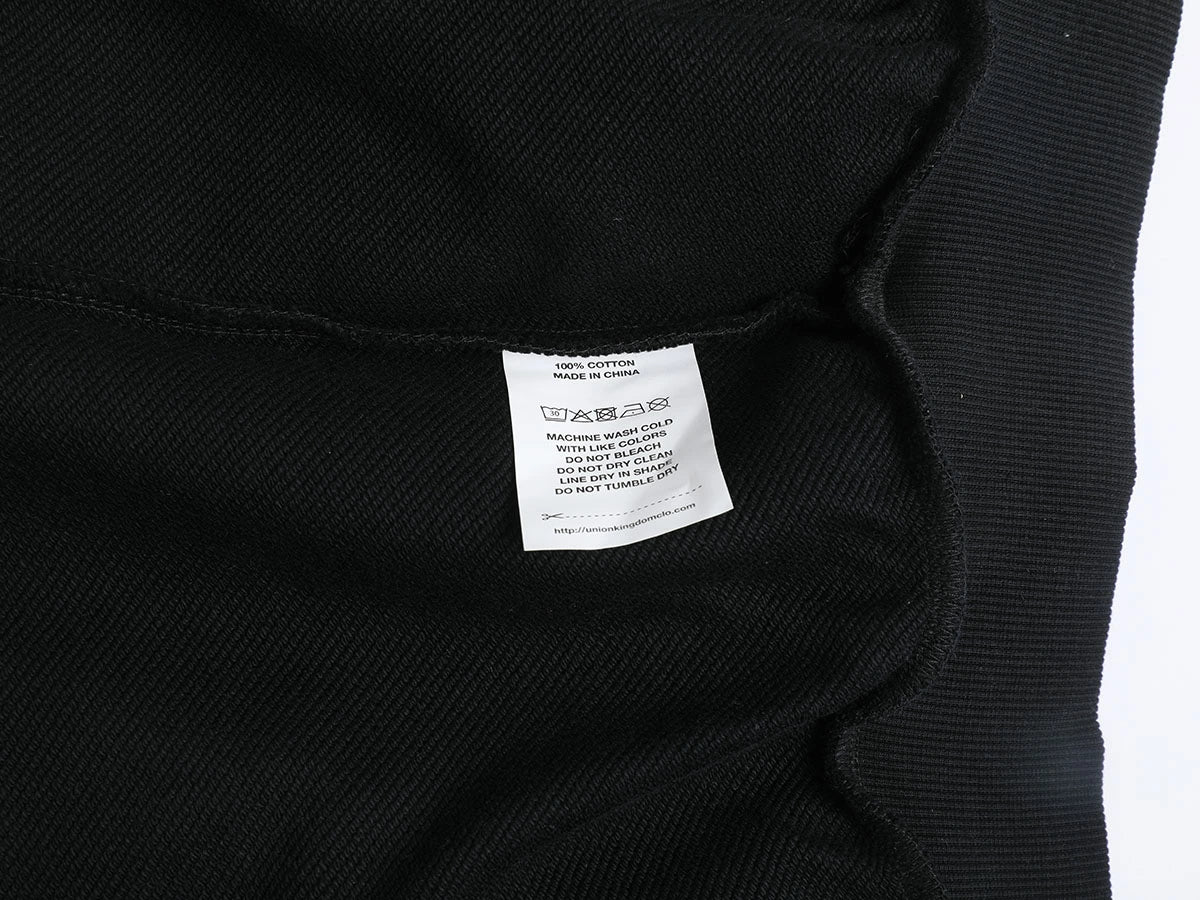 480 GSM RAGLAN BOXY CROPPED FIT ZIP-UP 'BLACK' ZIP-UP HOODIE