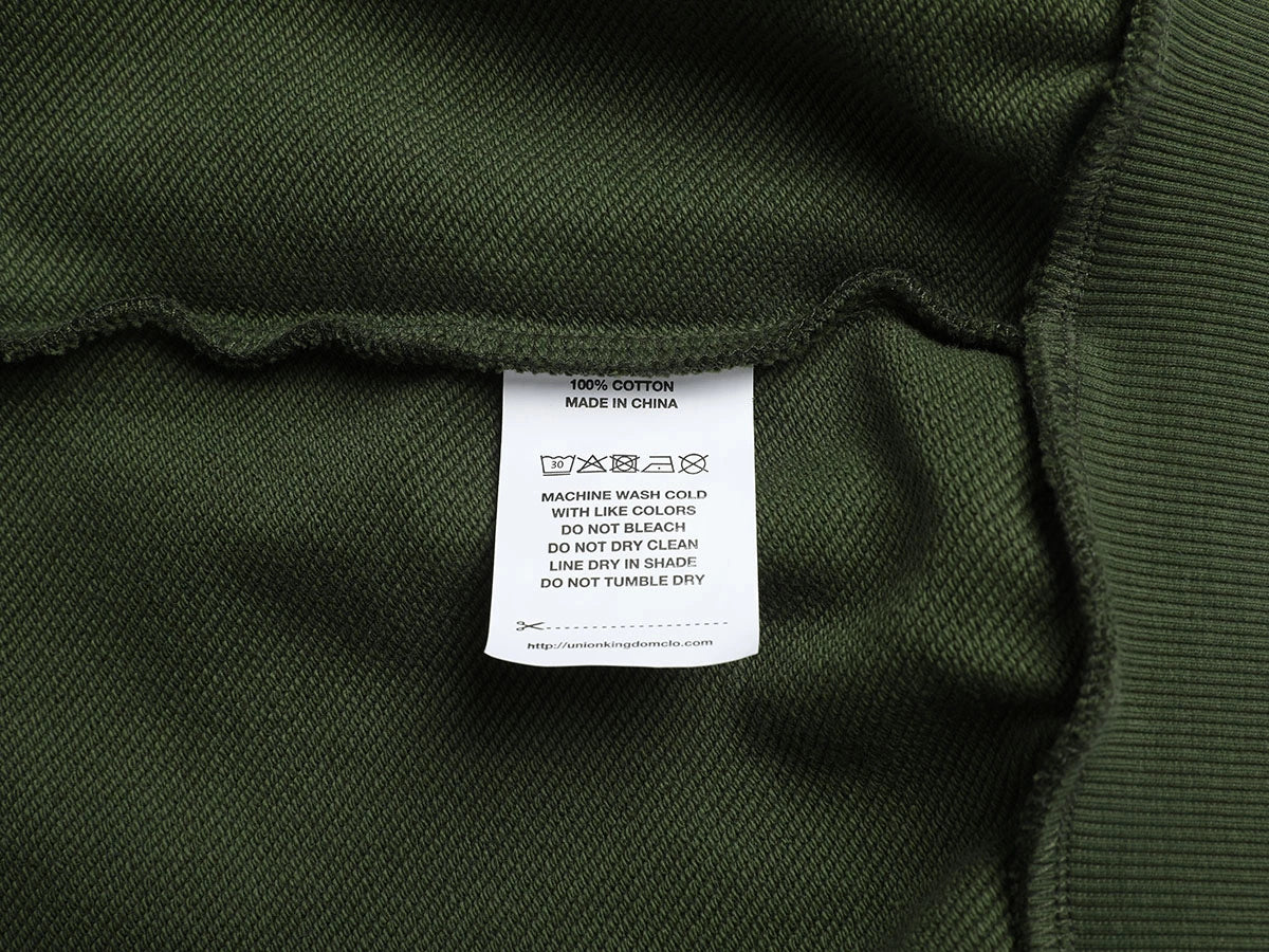 480 GSM RAGLAN BOXY CROPPED FIT 'OLIVE' ZIP-UP HOODIE