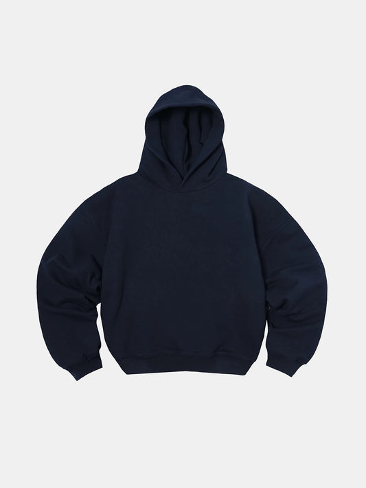 1000 GSM DOUBLE-LAYER 'NAVY BLUE' HOODIE
