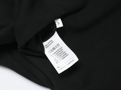 1000 GSM DOUBLE-LAYER 'BLACK' HOODIE
