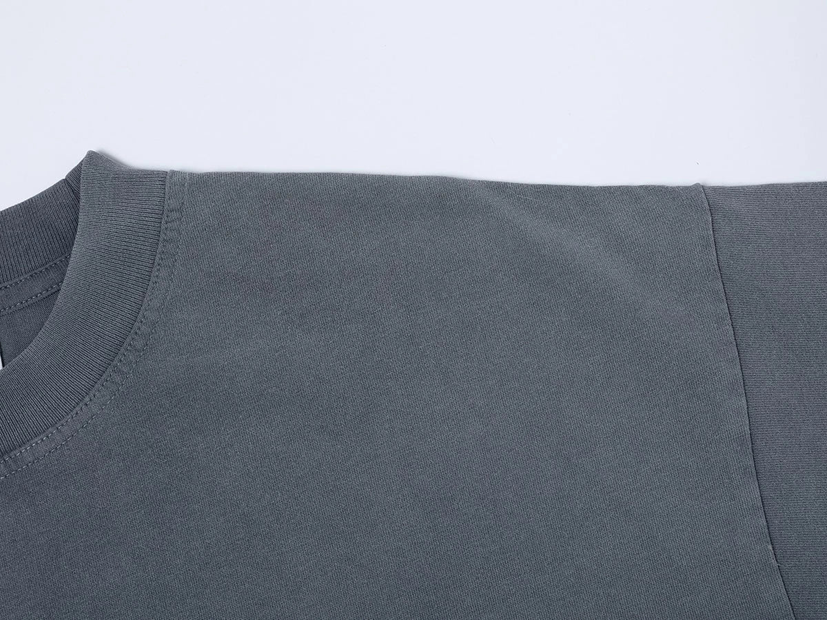 250 GSM LOOSE FIT ' WASHED DARY GRAY' T-SHIRT