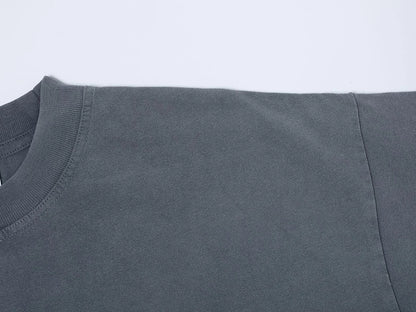 250 GSM LOOSE FIT ' WASHED DARY GRAY' T-SHIRT