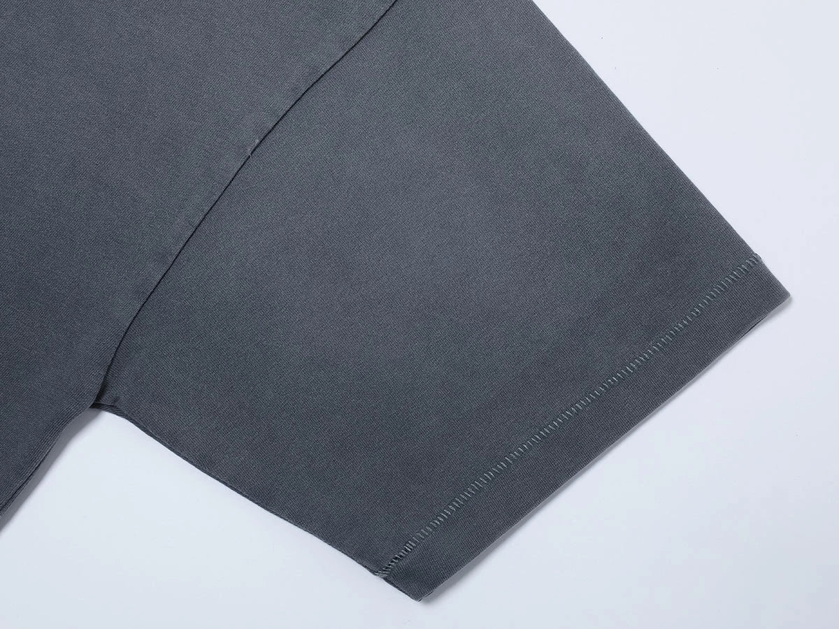 250 GSM LOOSE FIT ' WASHED DARY GRAY' T-SHIRT