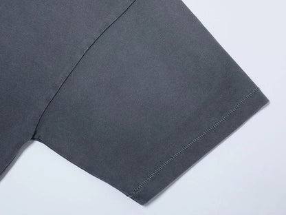 250 GSM LOOSE FIT ' WASHED DARY GRAY' T-SHIRT