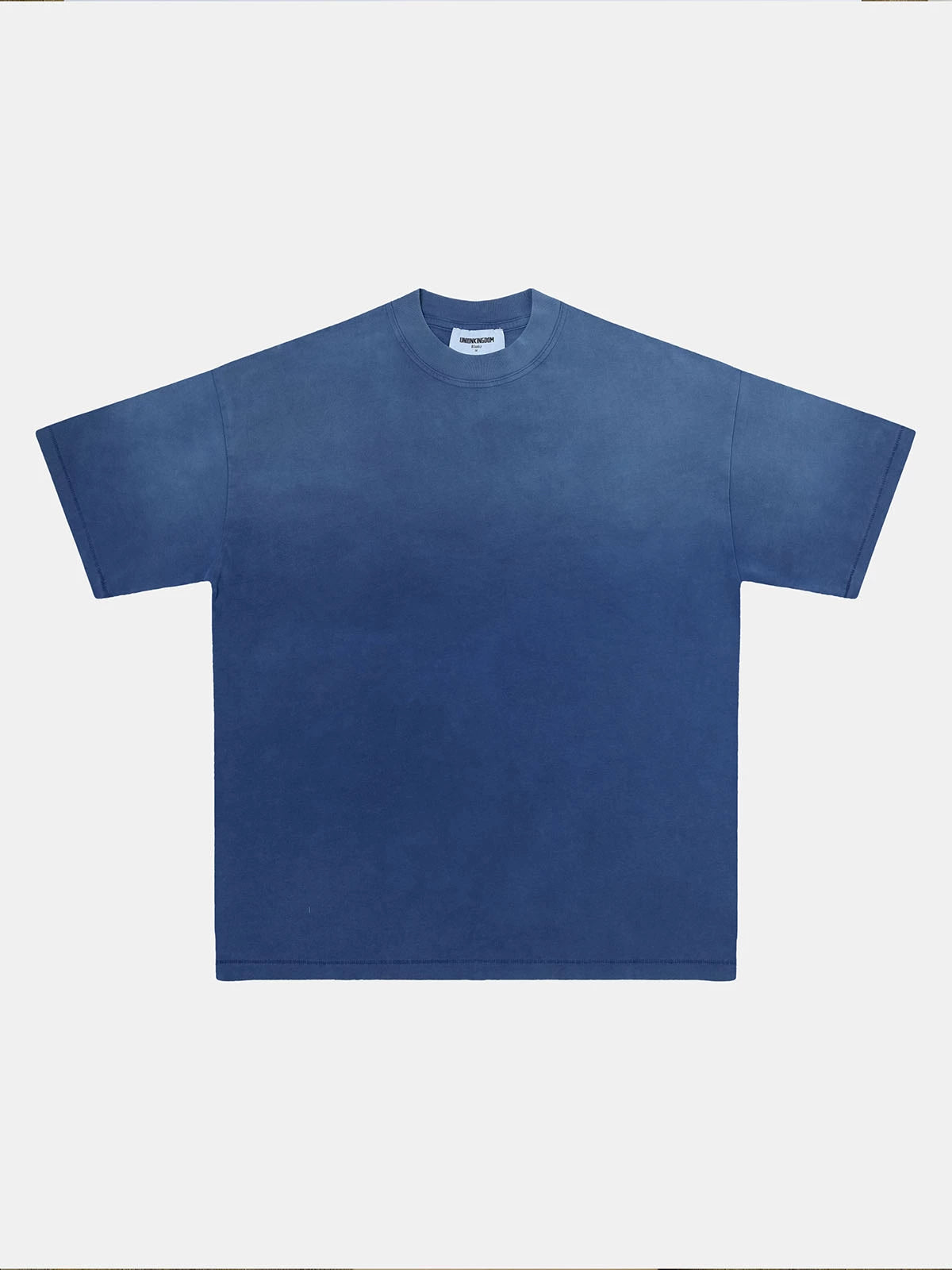 250 GSM LOOSE FIT ' WASHED BLUE' T-SHIRT