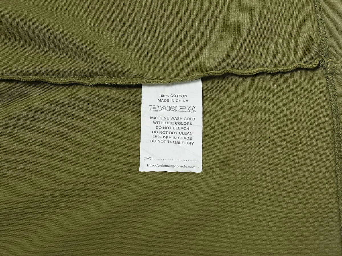 250 GSM LOOSE FIT 'WASHED MOSS GREEN' T-SHIRT
