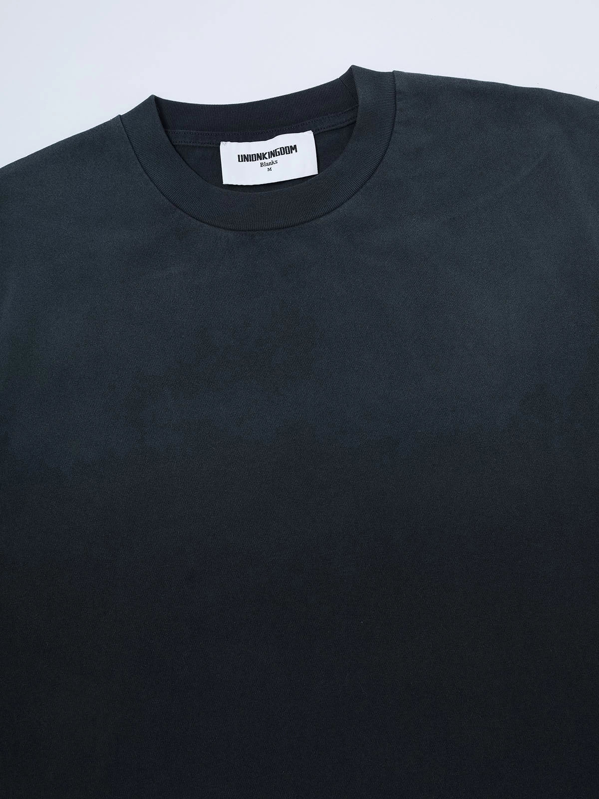 320 GSM BOXY CROPPED 'WASHED NAVY BLUE'  T-SHIRT