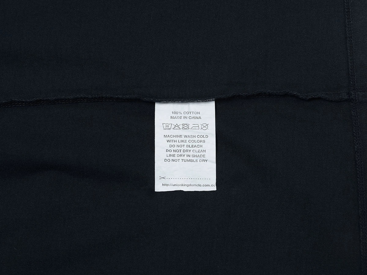 320 GSM BOXY CROPPED 'WASHED NAVY BLUE'  T-SHIRT
