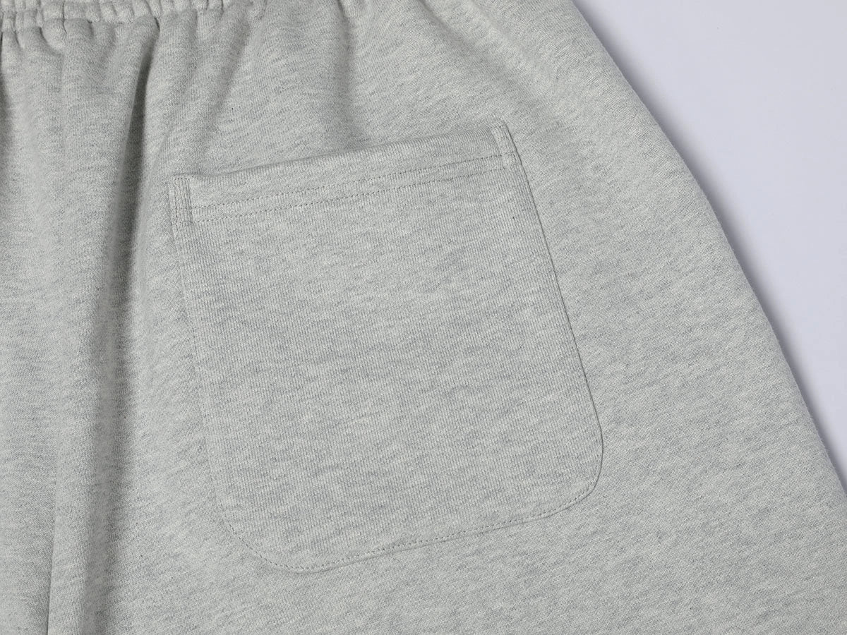 600 GSM BAGGY FIT 'FLOWER GRAY' PANTS