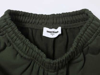 600 GSM BAGGY FIT 'OLIVE' PANTS